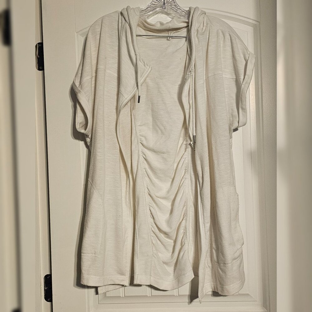 Live Well Active Women's Zip Up Short Sleeve Cardigan